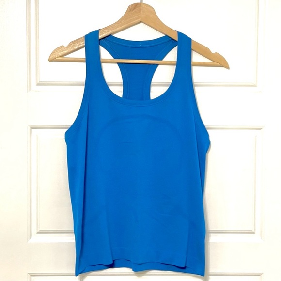 LULULEMON SWIFTLY TECH RACERBACK TANK TOP *RACE LENGTH - Size 8 - Poolside Blue - Picture 3 of 4